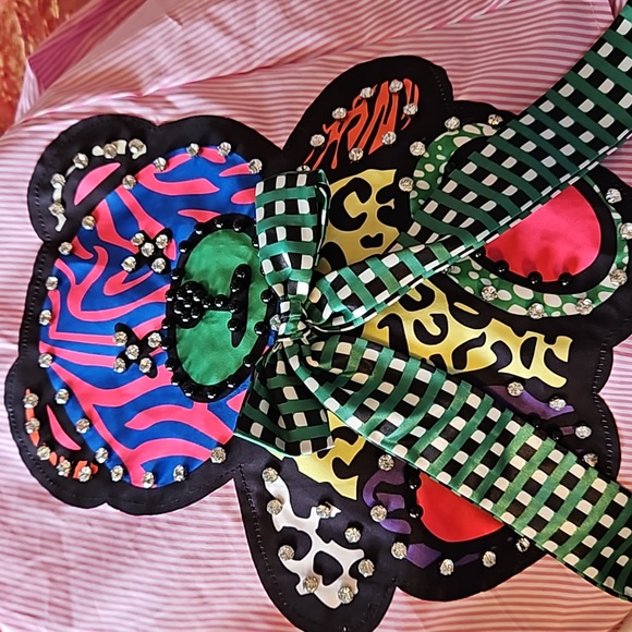 NWOT Denimland Striped Applique Dress - Picture 13 of 15